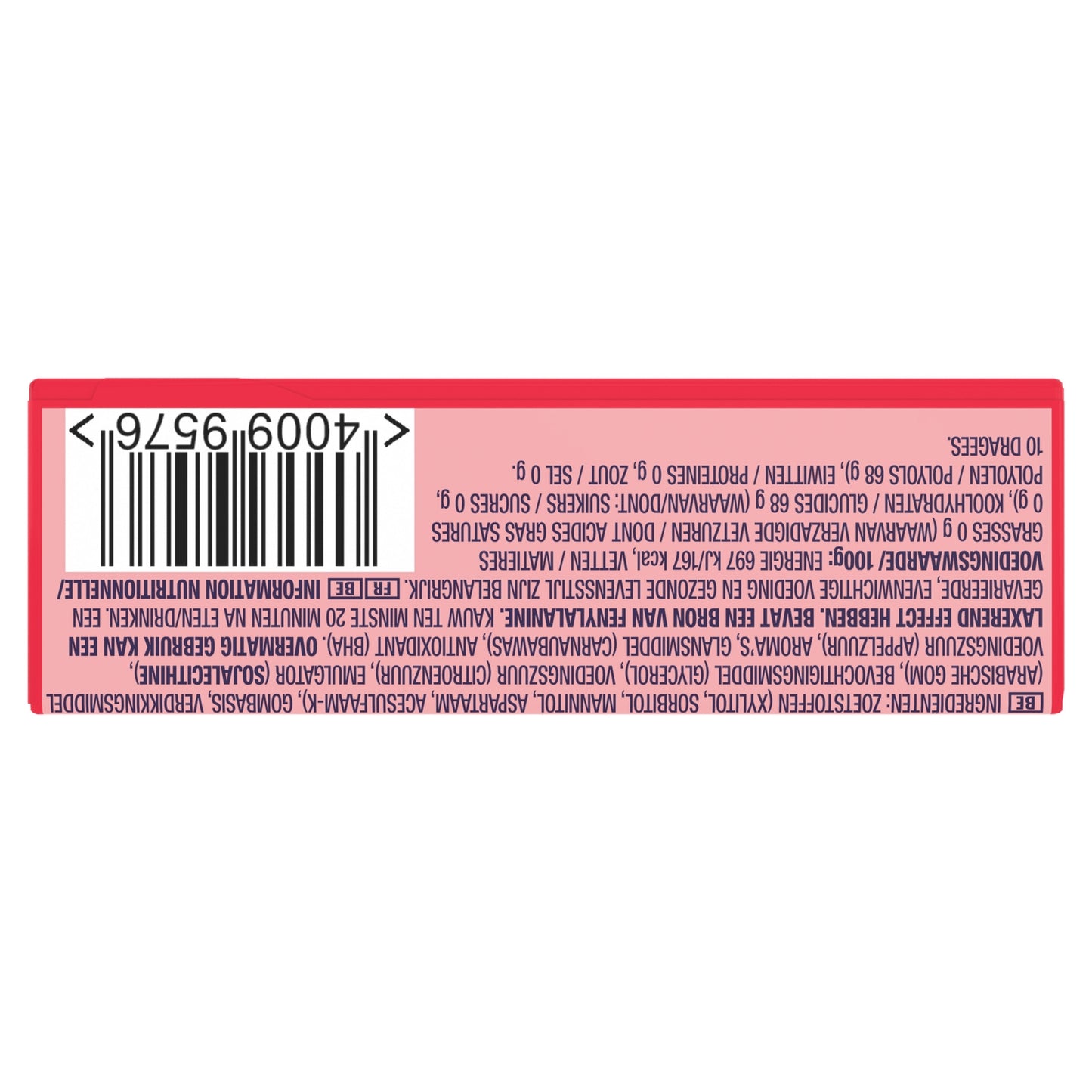 FREEDENT Sugar-Free Strawberry Chewing Gum