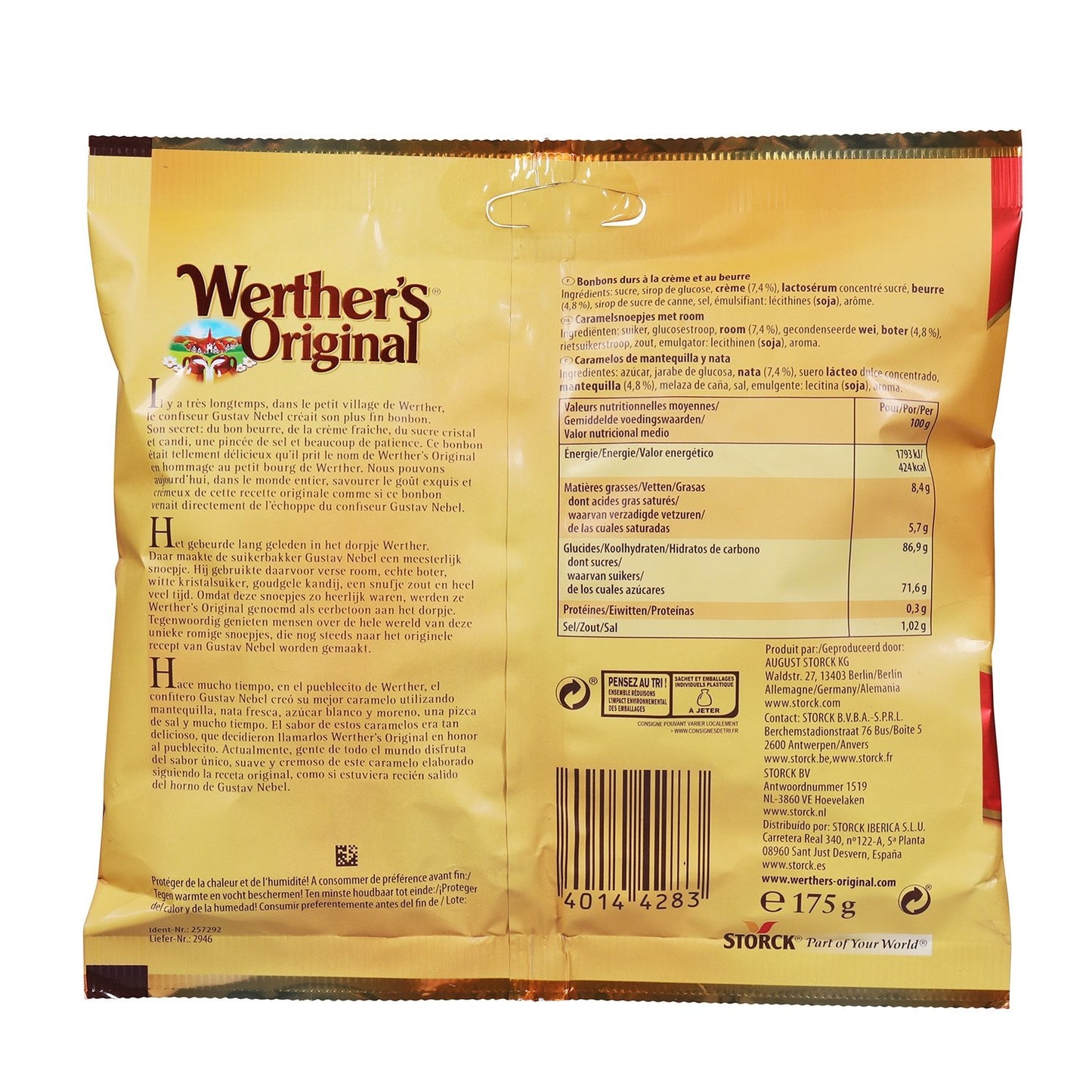 Bonbons à la Crème WERTHER'S