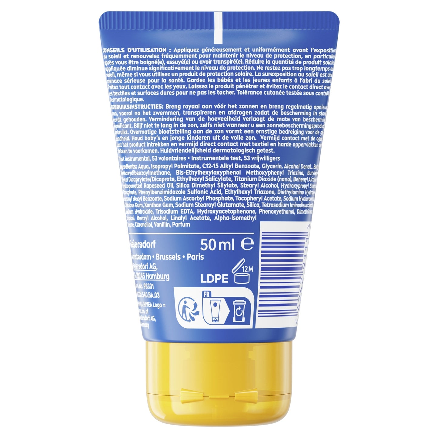 NIVEA SUN Sonnenschutz Milchcreme LSF 30 spendet Feuchtigkeit
