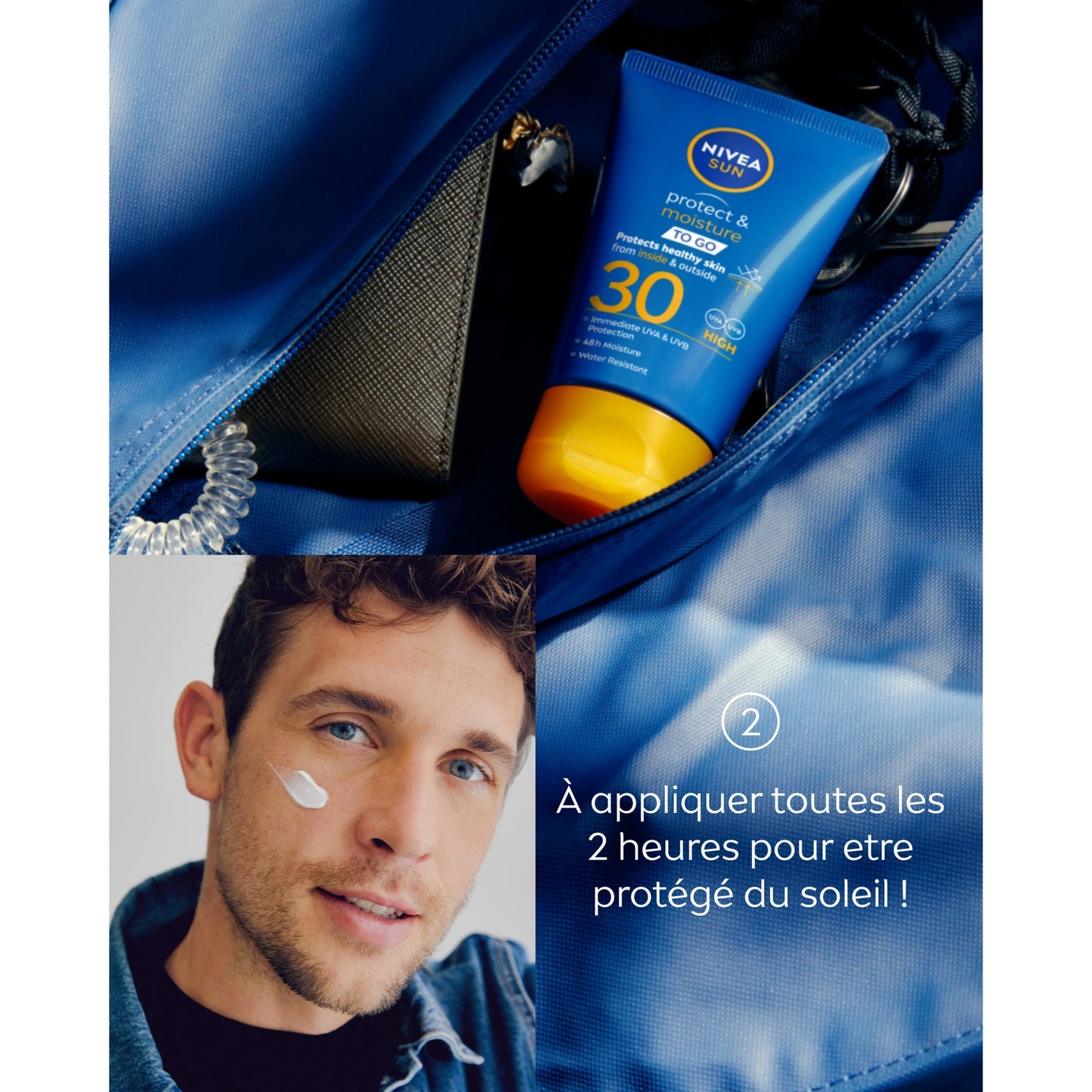 NIVEA SUN Sonnenschutz Milchcreme LSF 30 spendet Feuchtigkeit