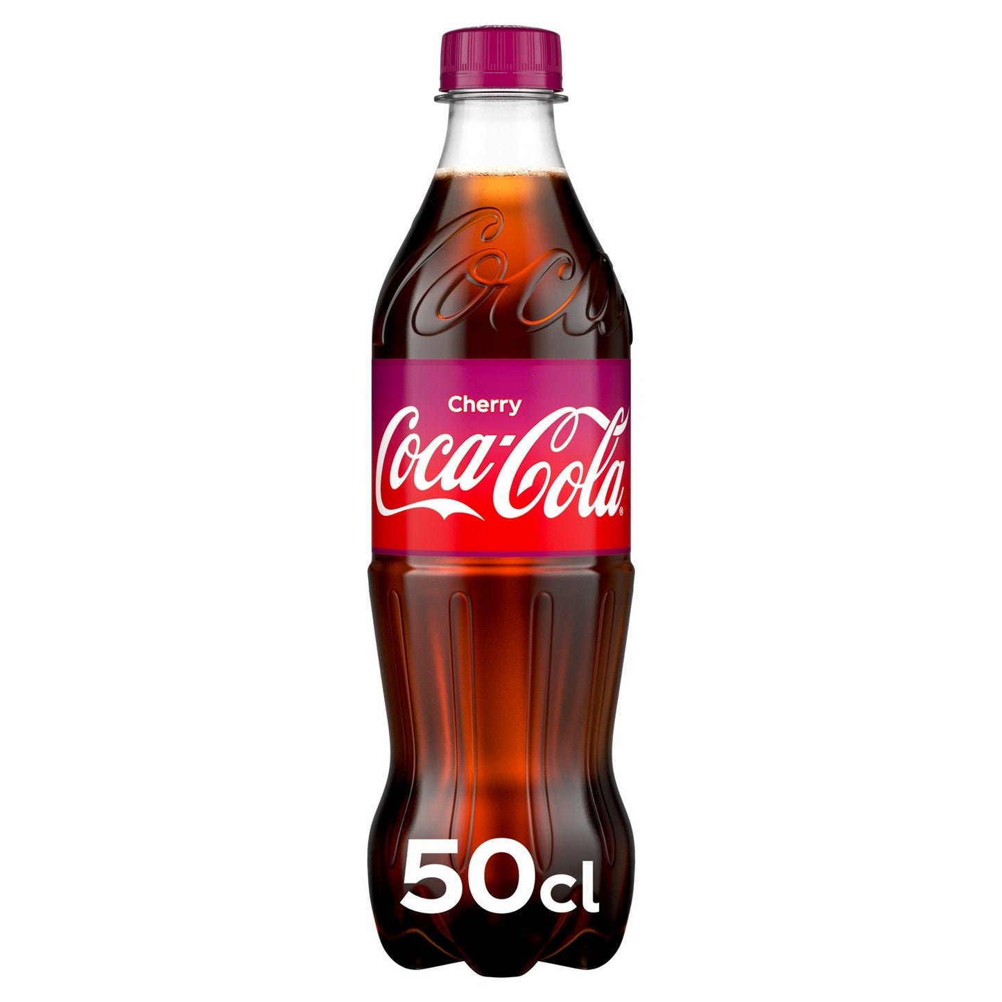 Soda au Cola Goût Cherry COCA-COLA la bouteille de 50cL
