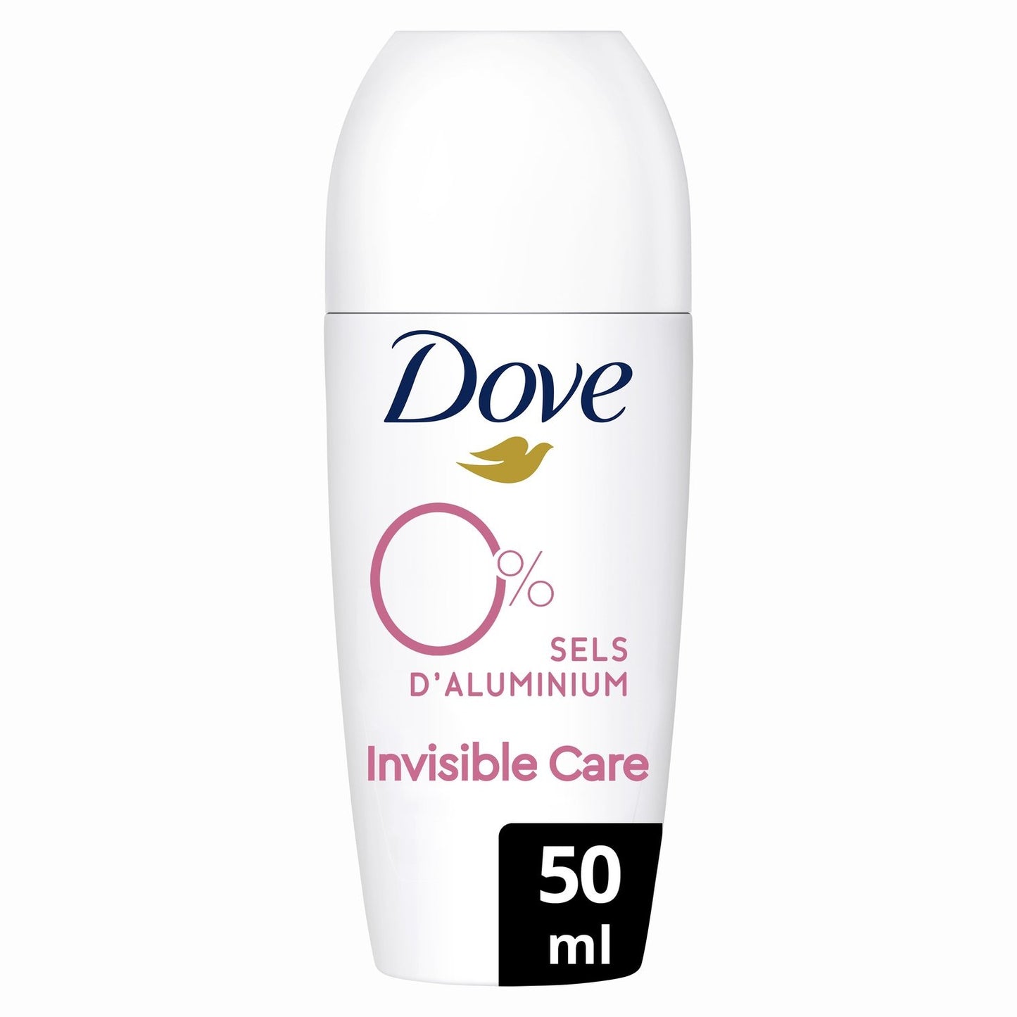 Déodorant Bille Anti-Transpirant 0% Sels d'Aluminium Invisible Care DOVE le roll-on
