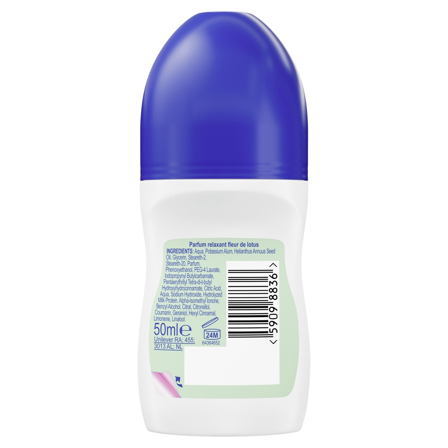 MONSAVON 0% Alcohol 24h Roll-on Deodorant with Lotus Flower Alum Stone