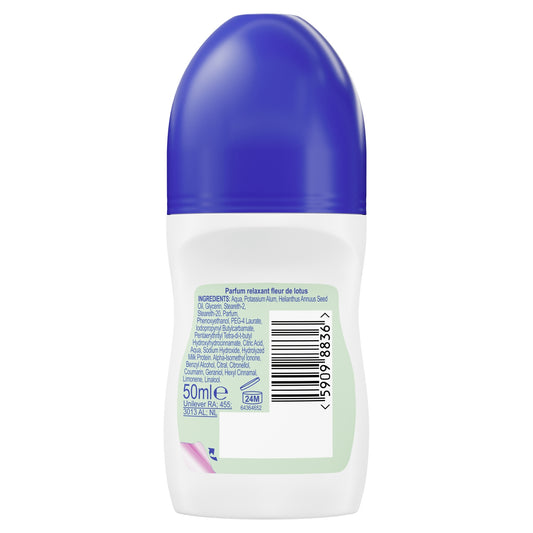 MONSAVON 0% Alcohol 24h Roll-on Deodorant with Lotus Flower Alum Stone