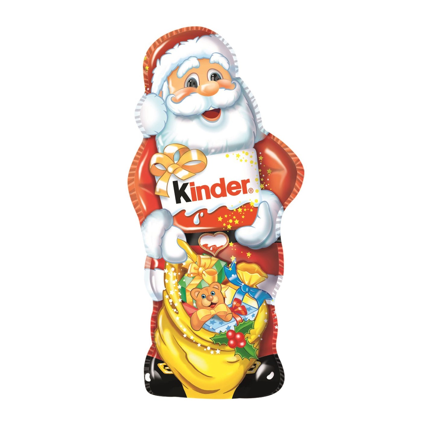 Moulage Père Noël Chocolat Lait KINDER - Gamme de Noël 2025 le chocolat de 110g