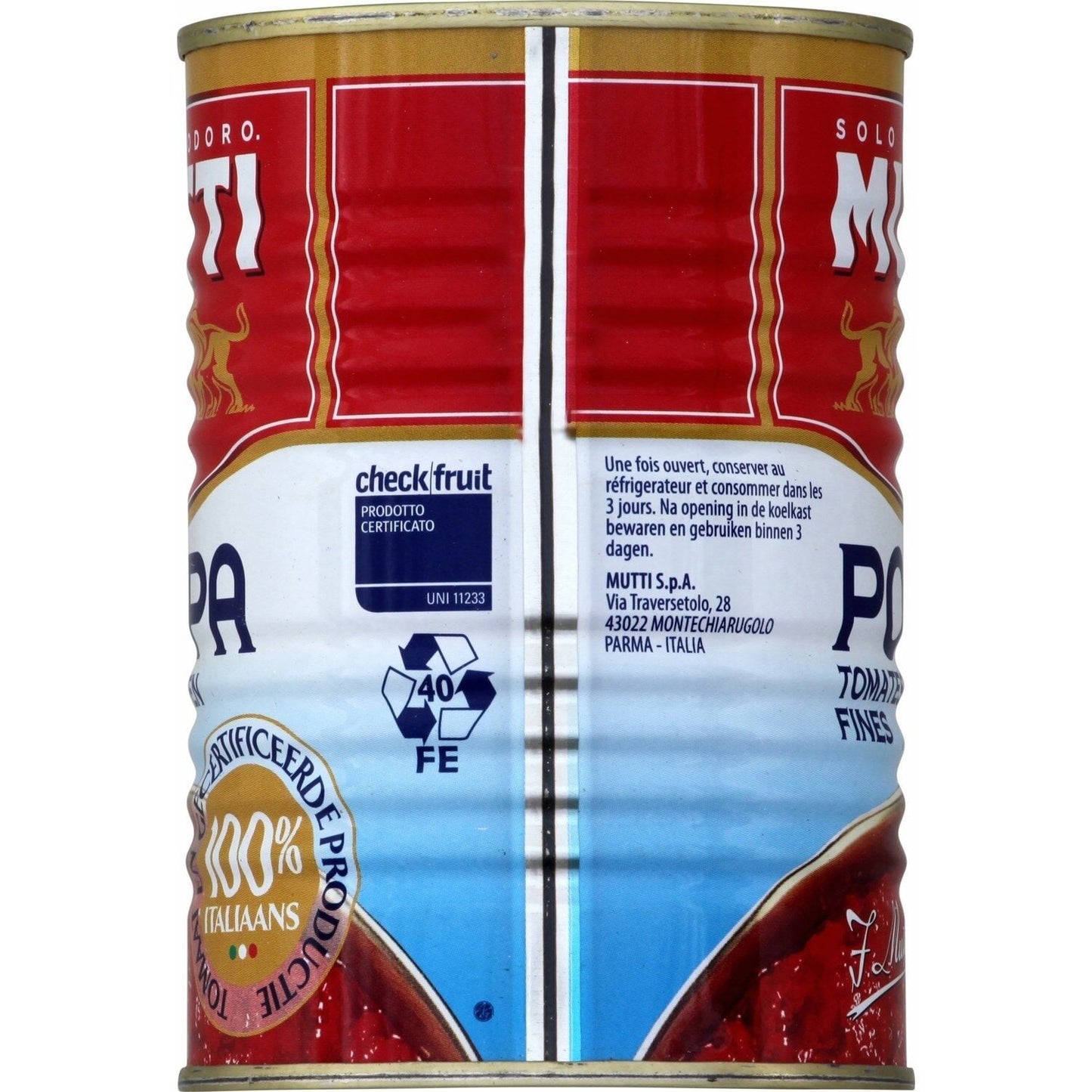 Pulpe de tomate concassées/fines Polpa MUTTI