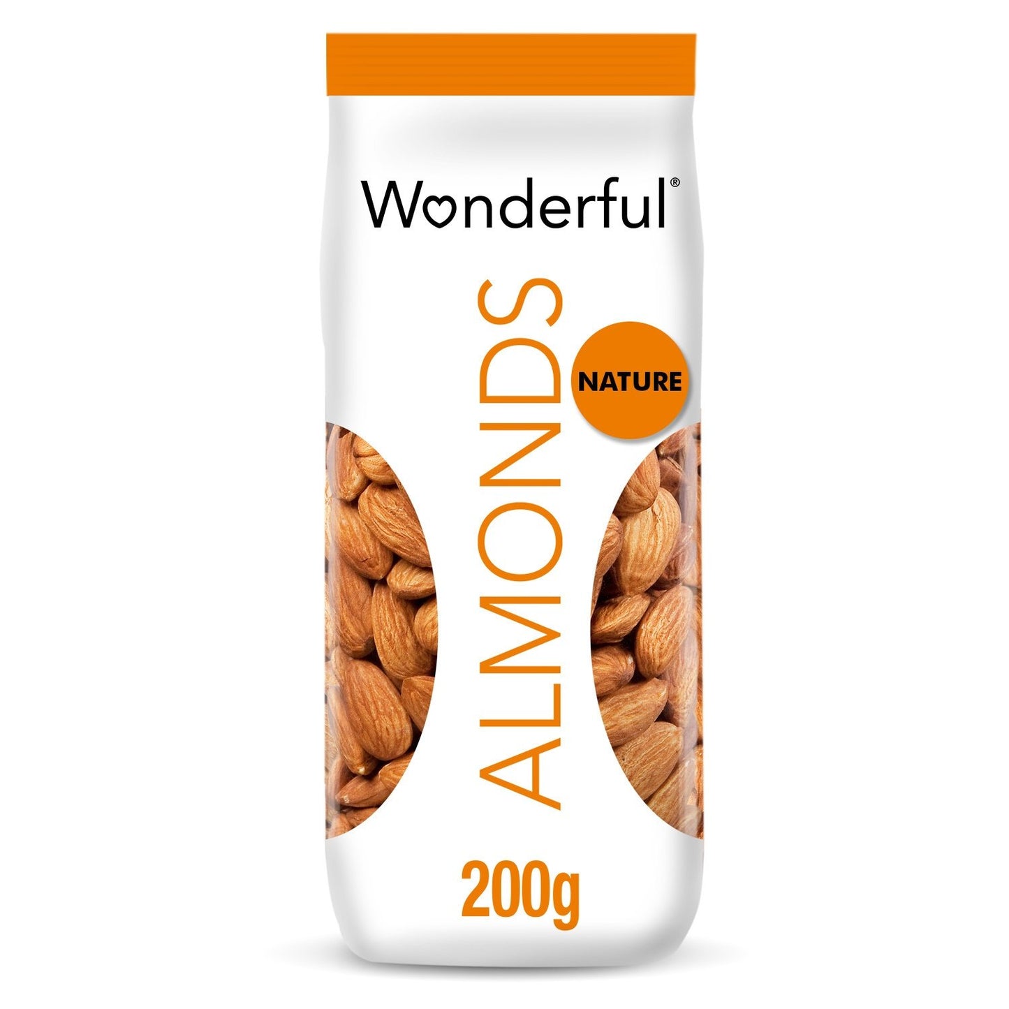 Amandes Natures WONDERFUL le sachet de 200g