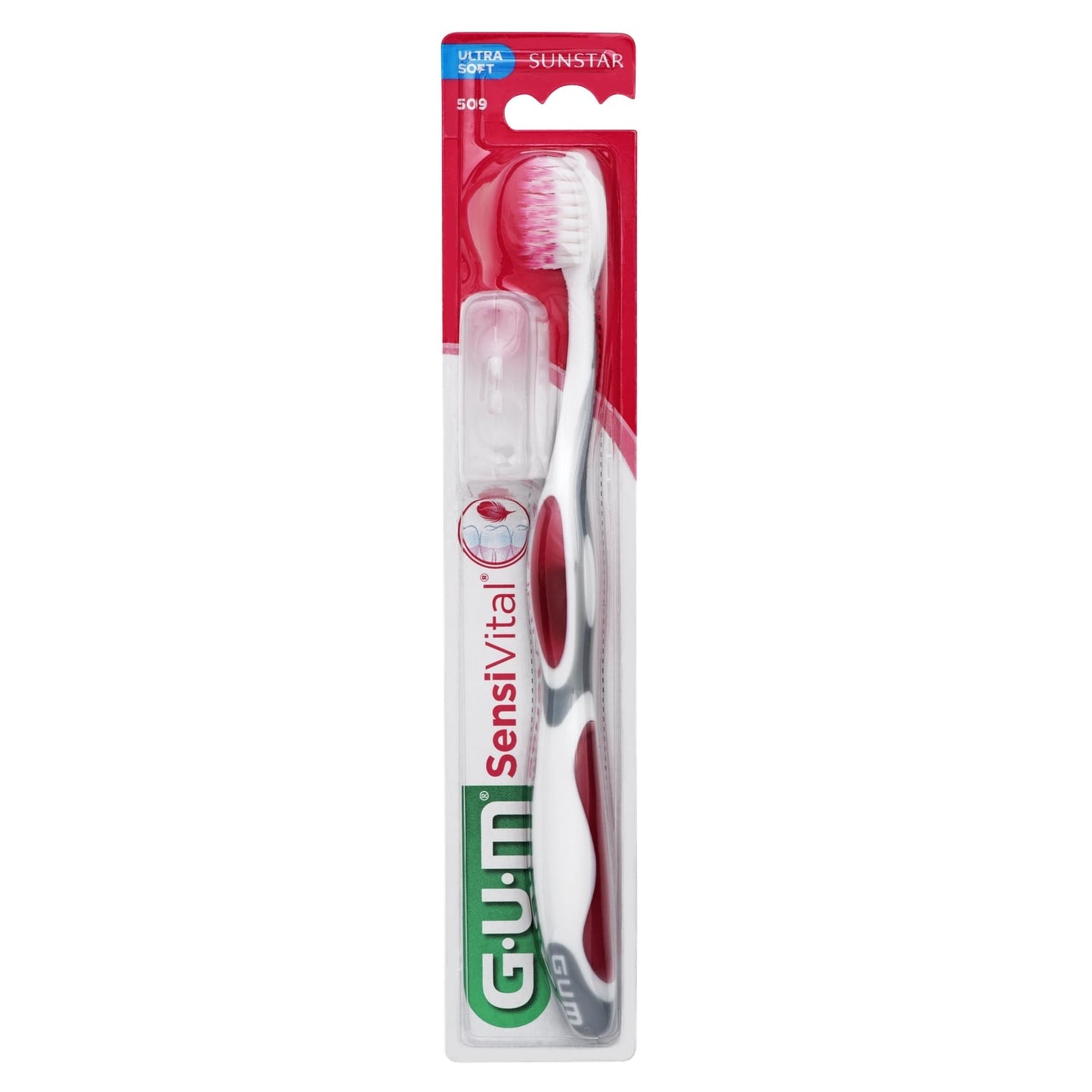 Brosse à dents Souple Dents et Gencives Sensibles Gum SUNSTAR