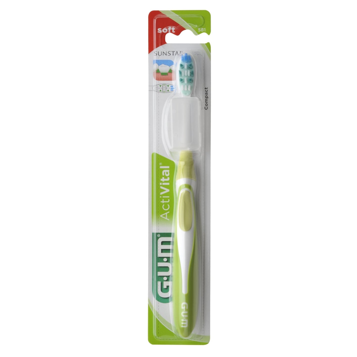 Brosse à dents Souple Adulte Activital Gum SUNSTAR