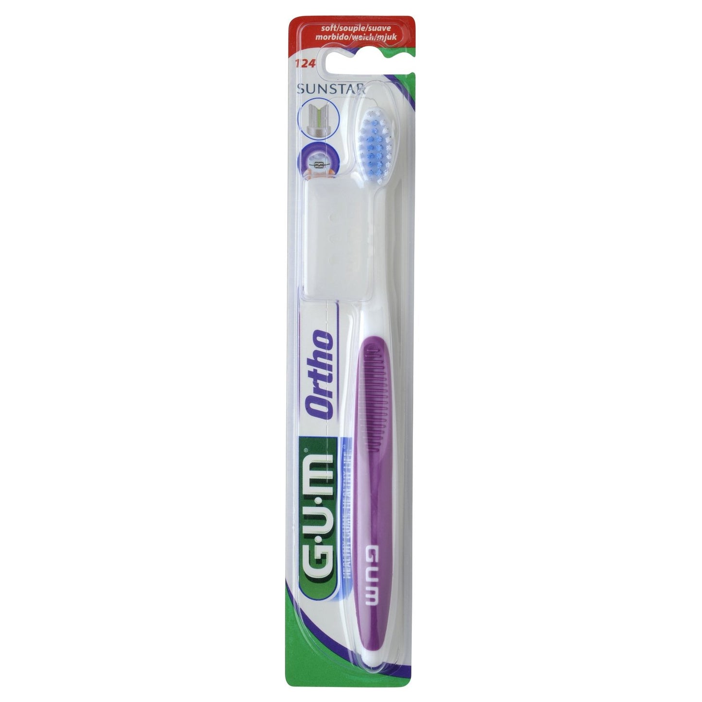 Brosse à Dents Souple pour Appareil Dentaire Orthodontie SUNSTAR la brosse à dents