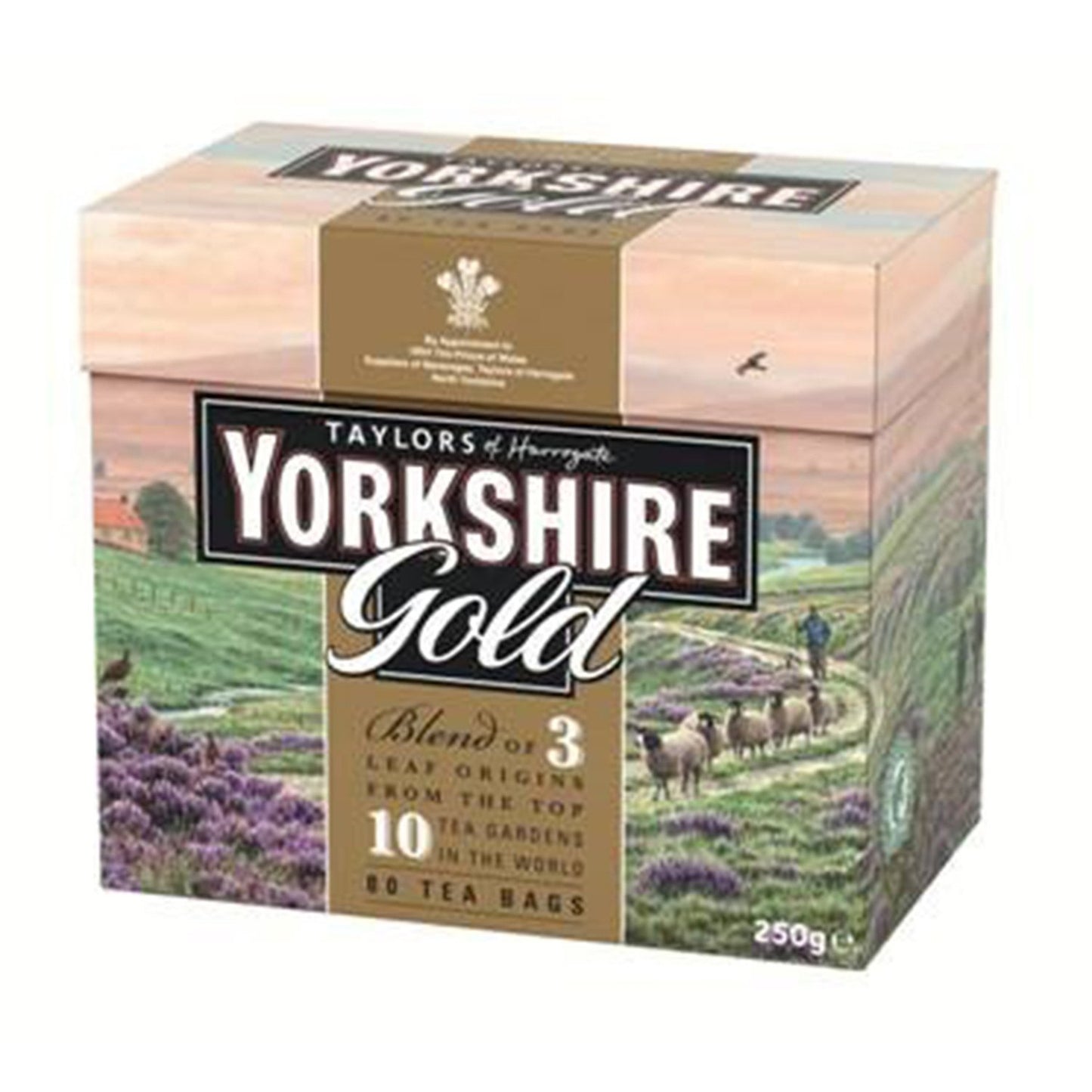 Thé Noir Gold Tea Bags TAYLORS OF HARROGATE la boite de 40 sachets