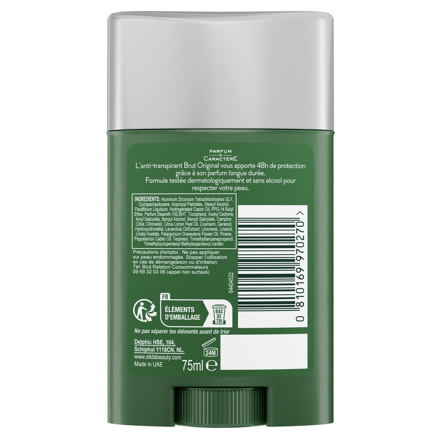 BRUT Original Anti-Transpirant Deodorant Stick für Herren