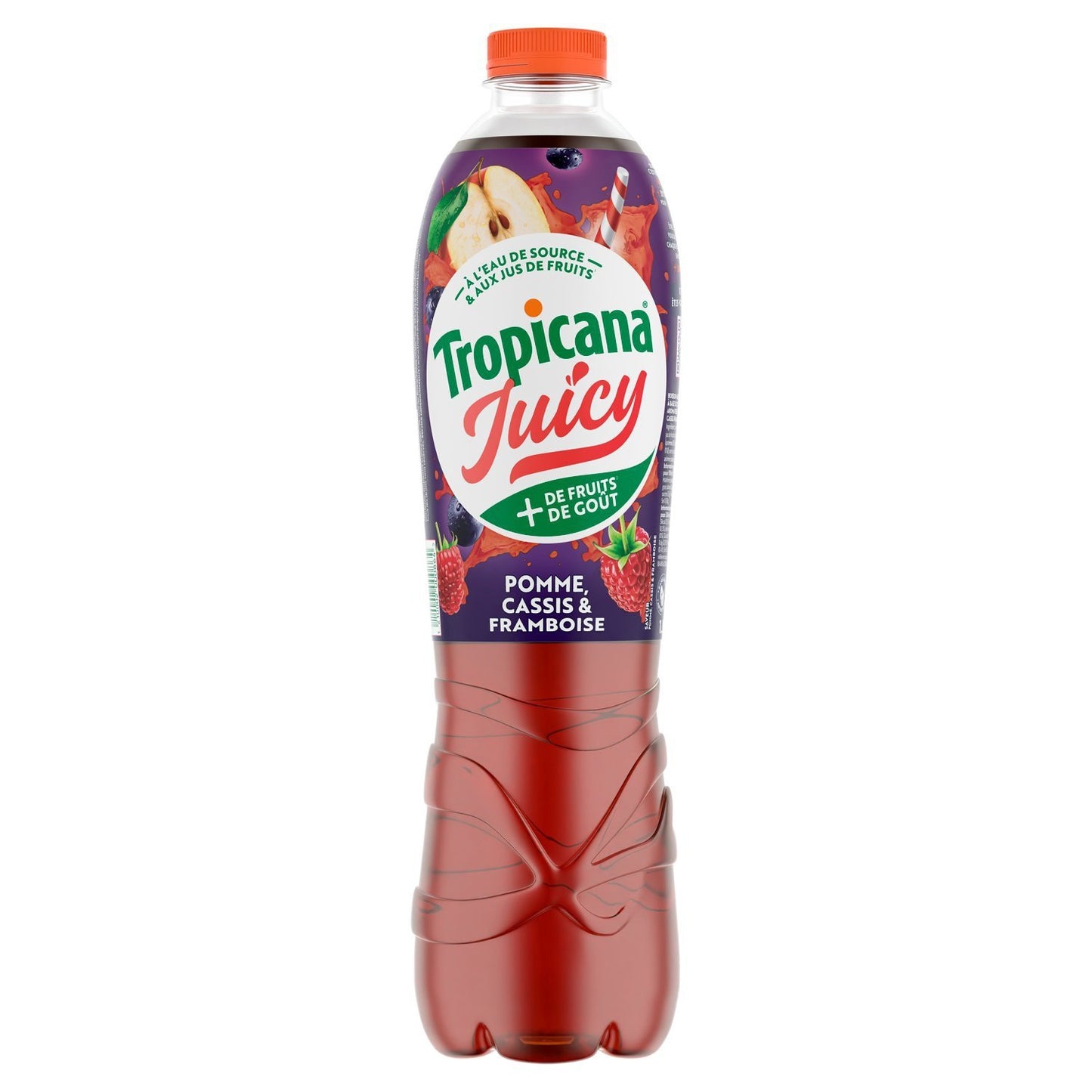 Boisson Juicy Pomme Cassis Framboise TROPICANA la bouteille de 1,5L