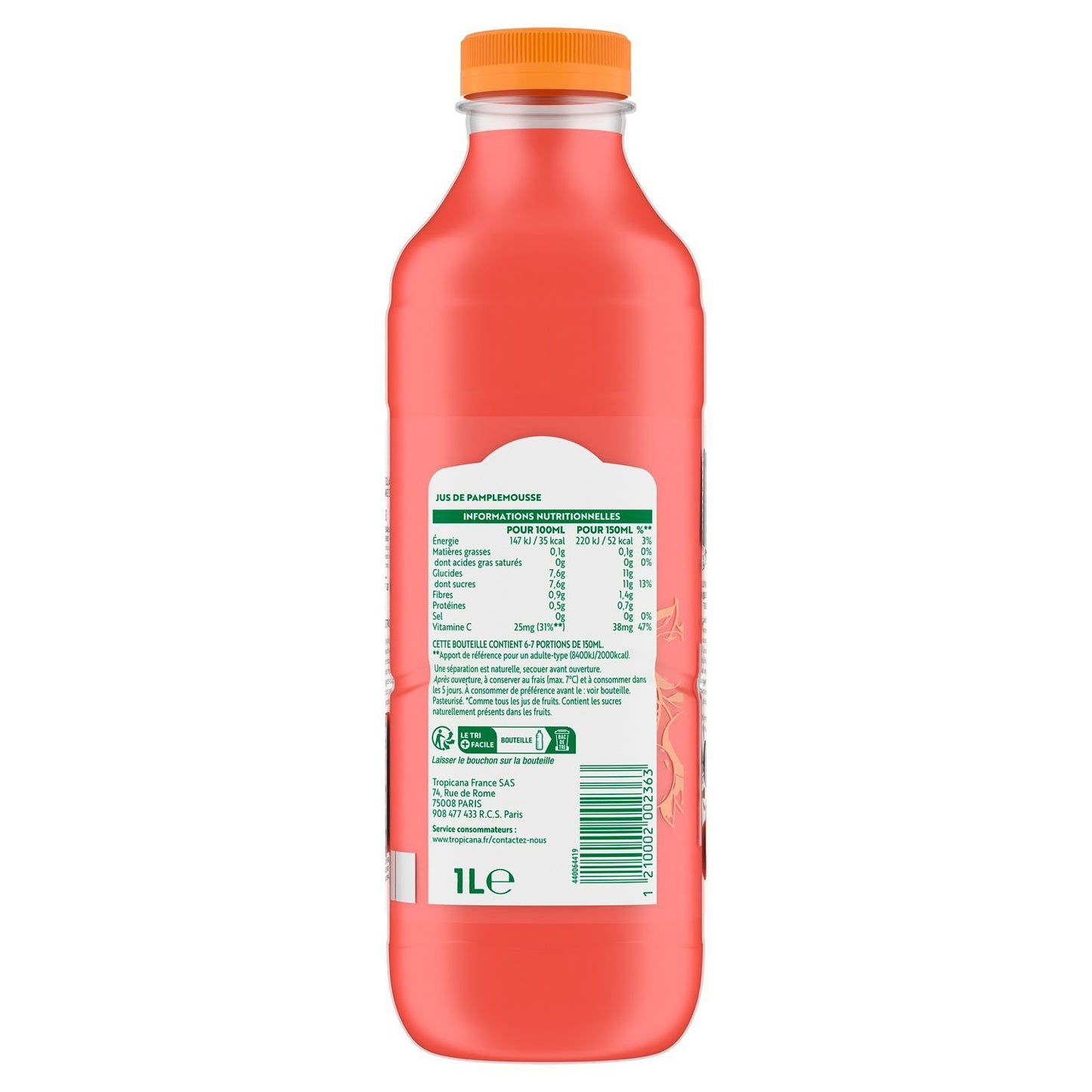 Rubinroter Grapefruitsaft Pure TROPICANA Juice