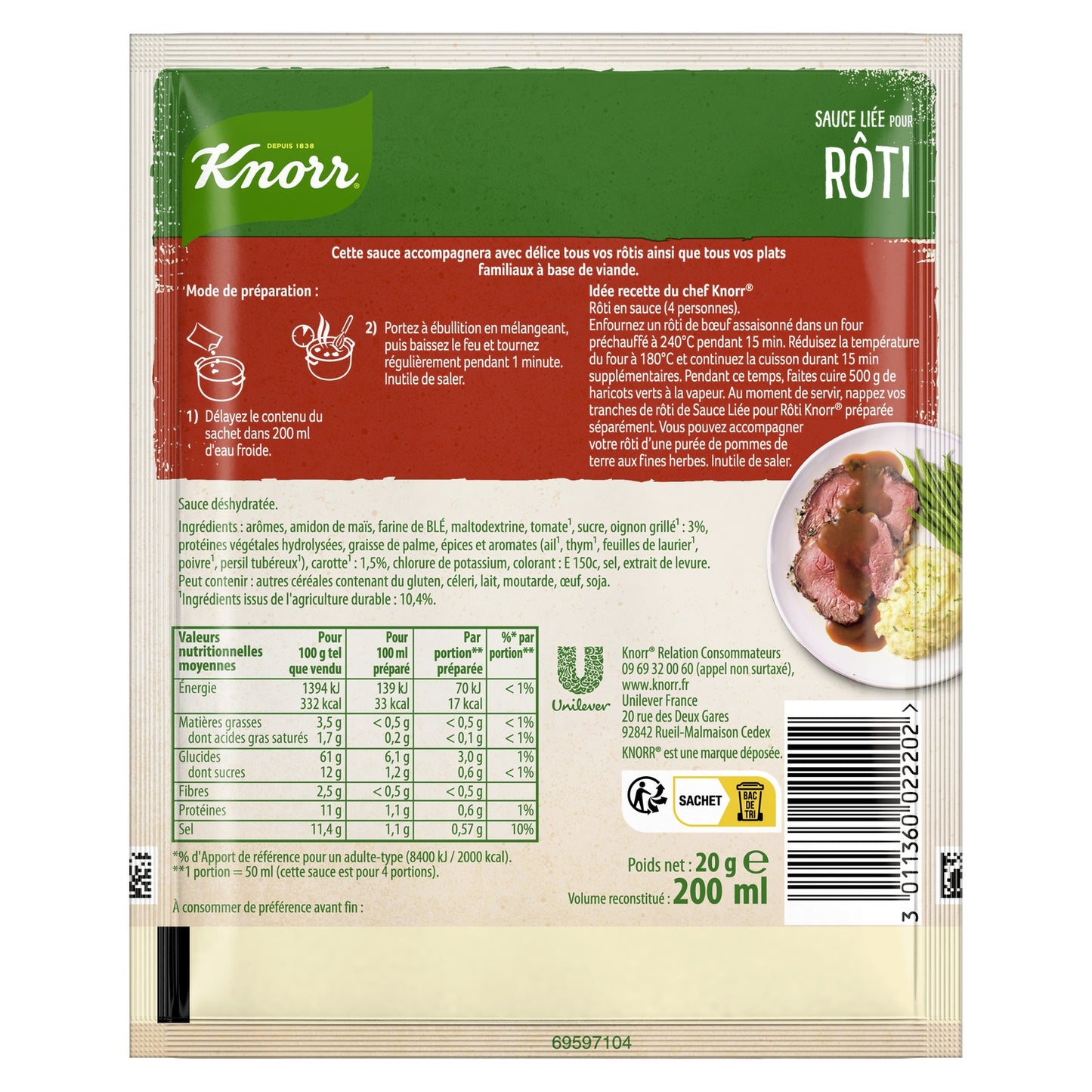 KNORR Dehydrated Roast Sauce