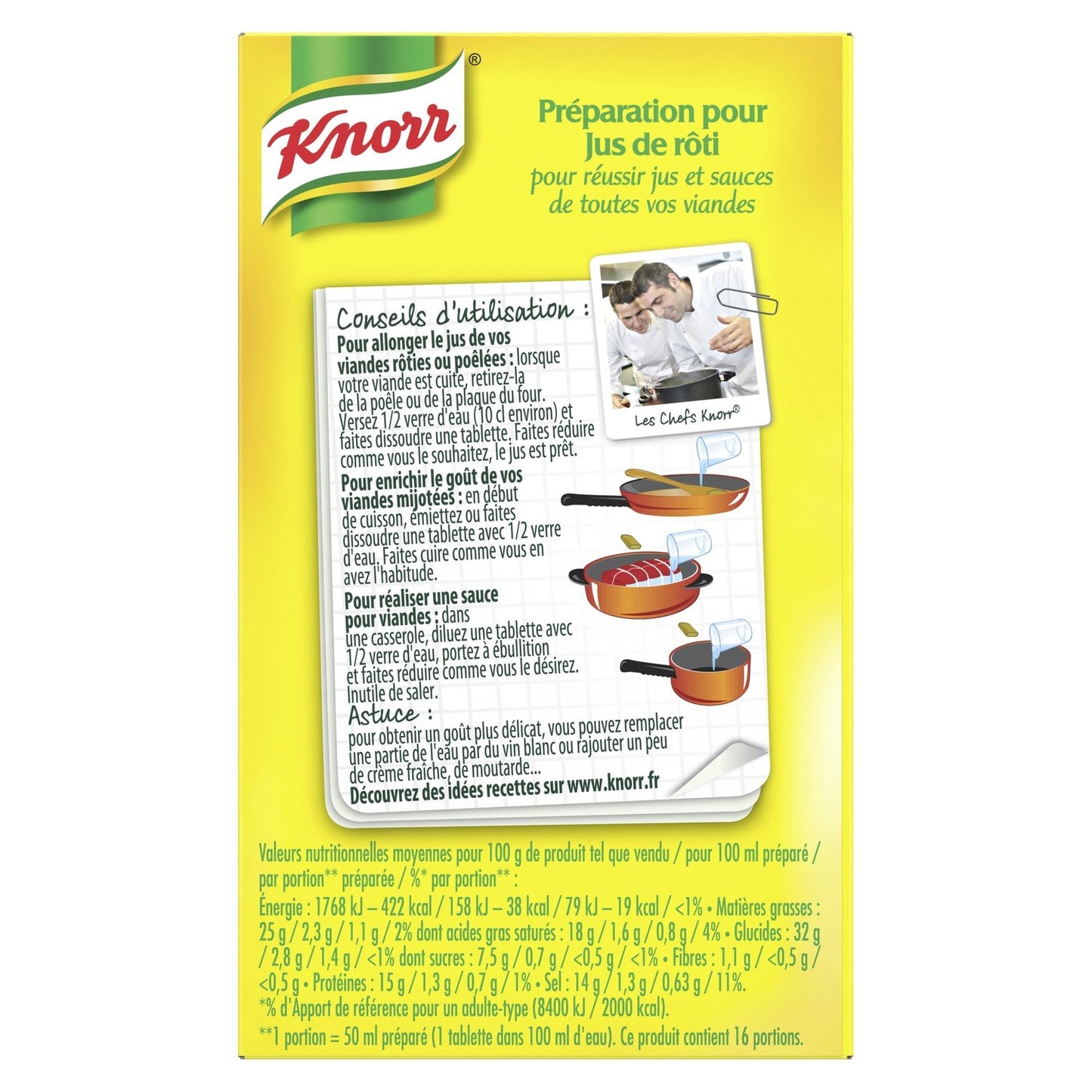KNORR Bratensaft Kulinarische Zubereitung