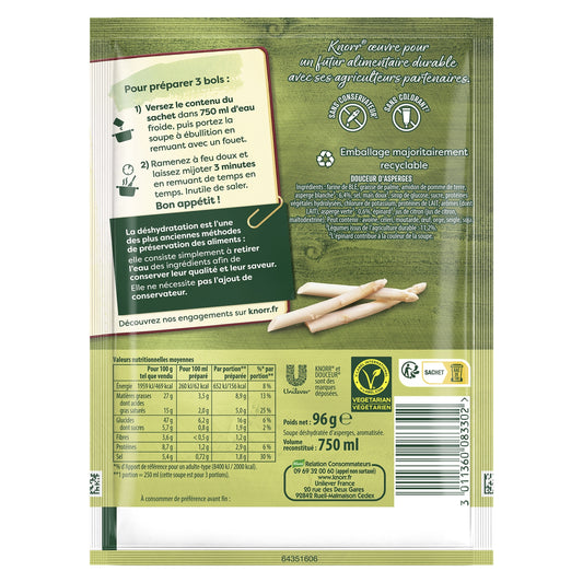 Soupe Déshydratée Douceur d'Asperges KNORR
