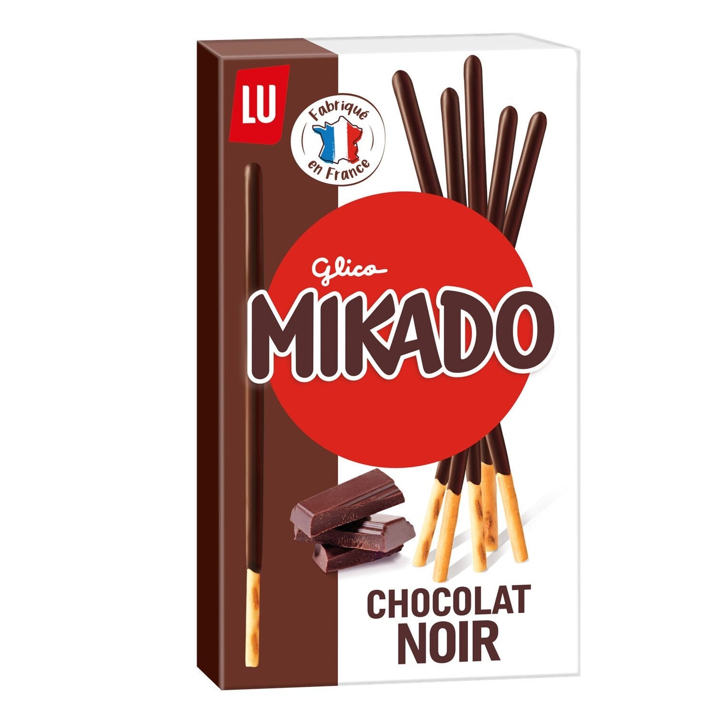 Biscuits Nappés au Chocolat Noir MIKADO LU la boîte de 100 g