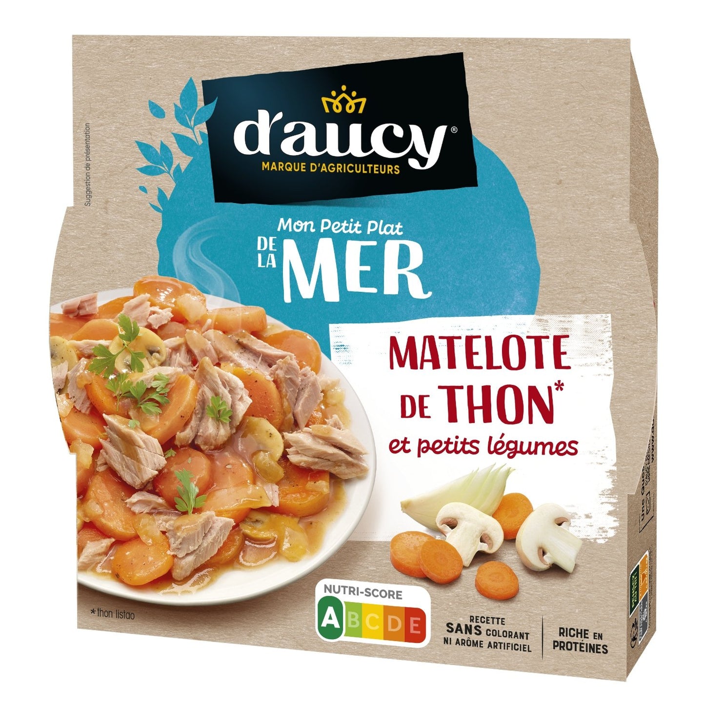 Plat Cuisiné Matelote de Thon aux Petits Légumes D'AUCY La barquette de 300 g
