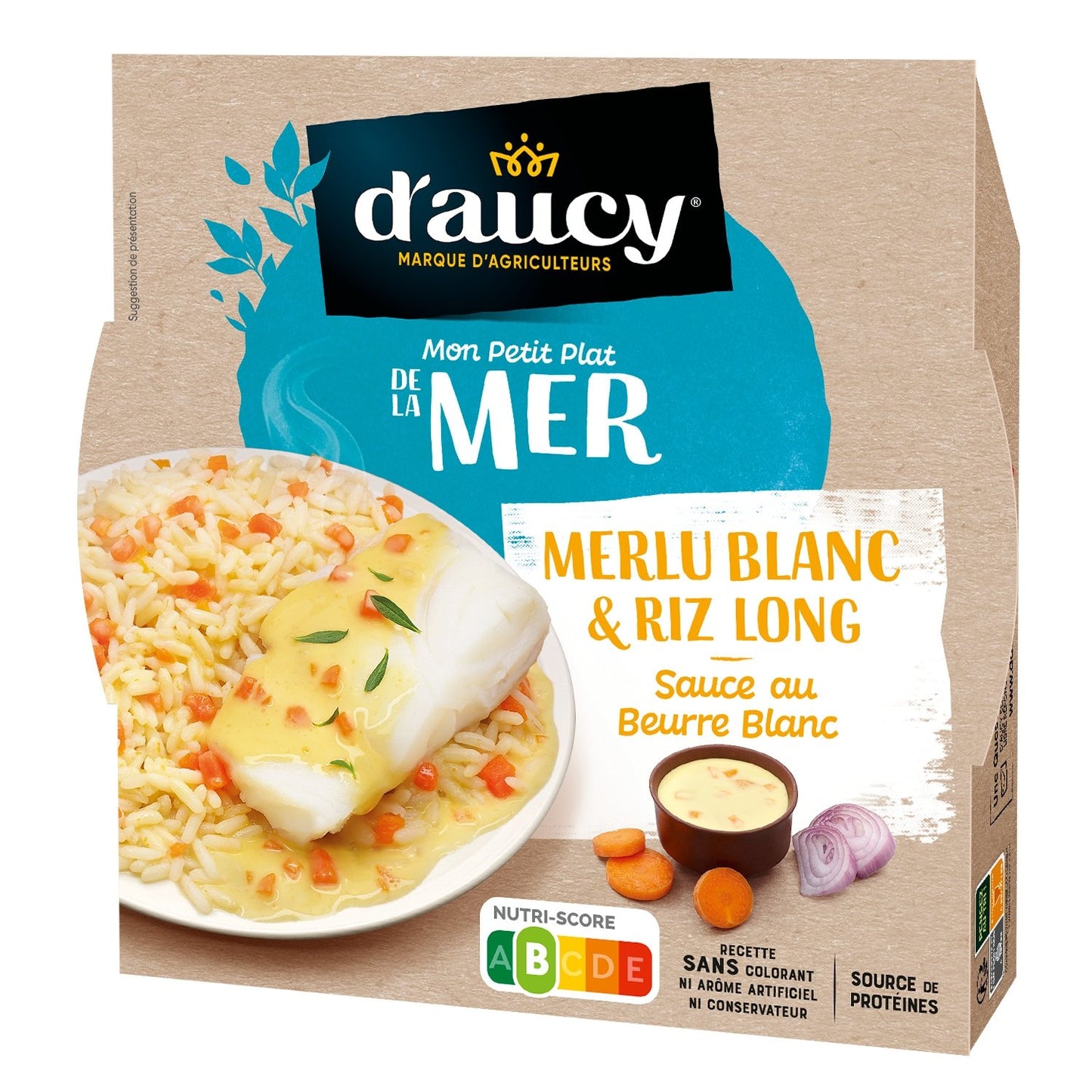 Ready Meal Hake Fillet & D'AUCY White Butter Sauce