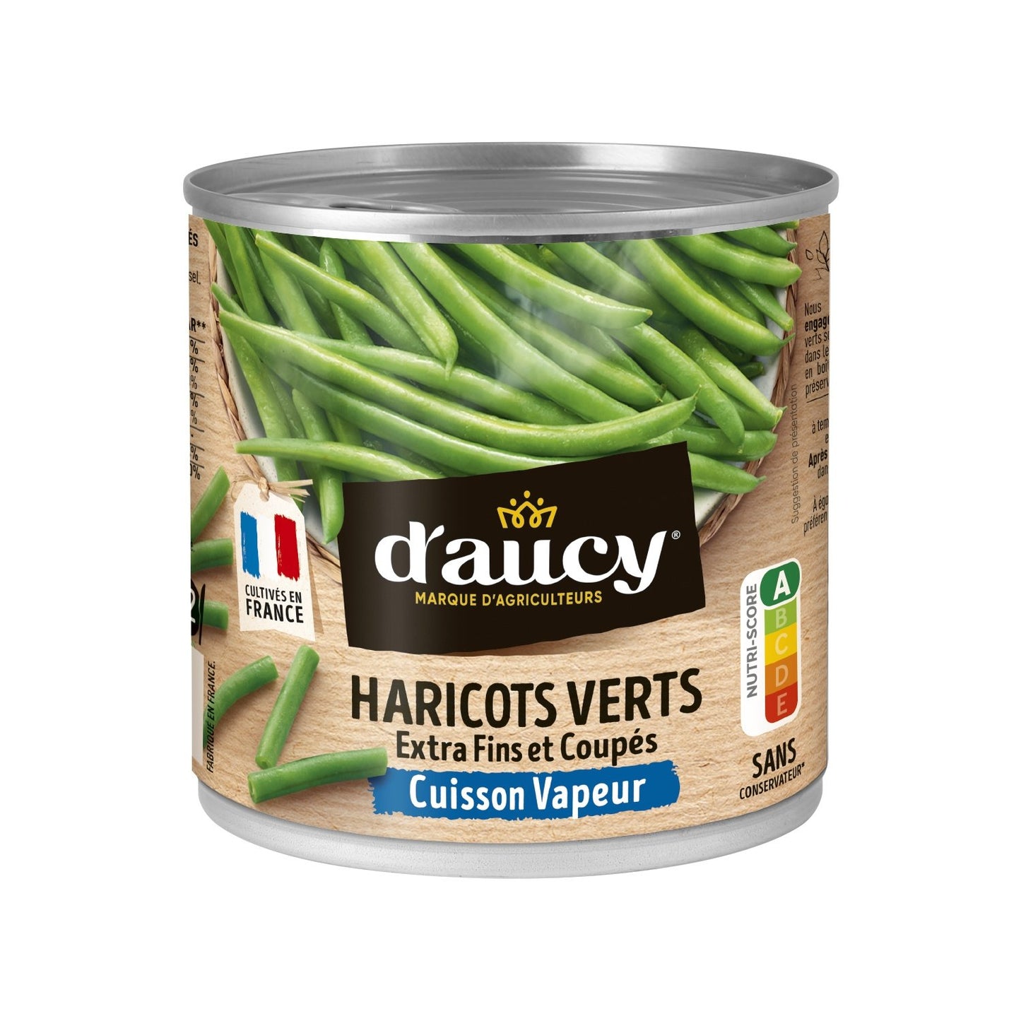 D'AUCY Extra Fine Cut Steamed Green Beans