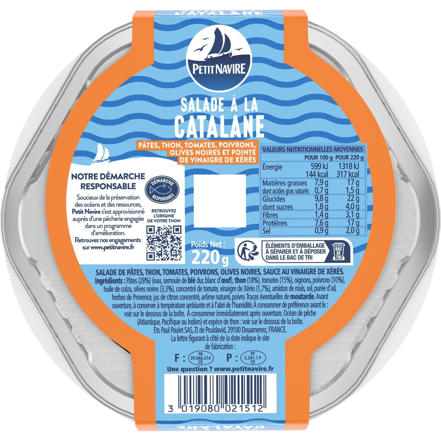 Catalan Tuna Salad SMALL SHIP