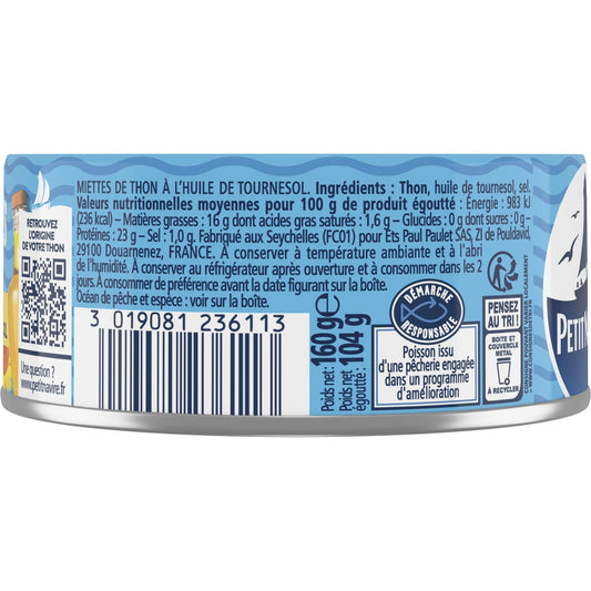 Tuna Crumbs in Sunflower Oil SMALL SHIP