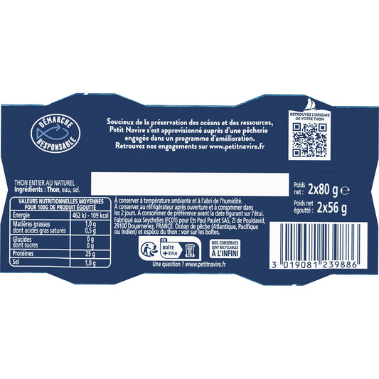 Natural Tuna SMALL SHIP