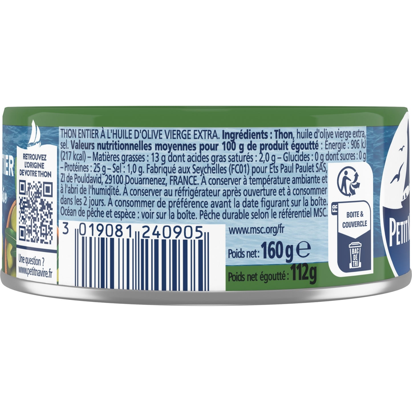 Tuna in Olive Oil SMALL SHIP