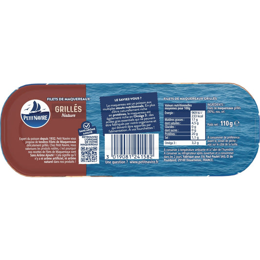 Gegrillte Makrelenfilets SMALL SHIP