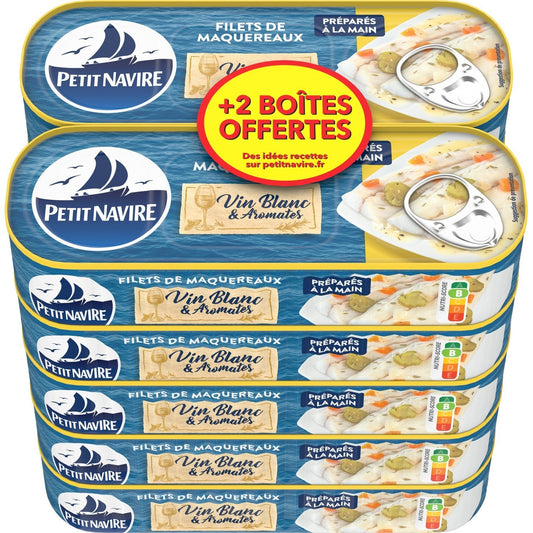 Makrelenfilets Weißwein Aromaten KLEINES GEFÄSS