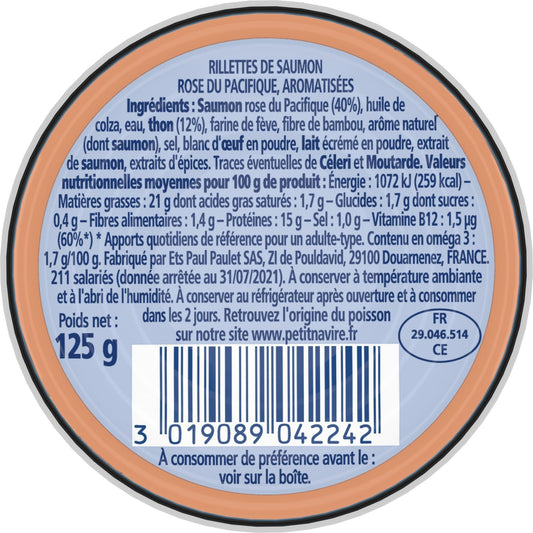 SMALL SHIP Lachs-Rillettes