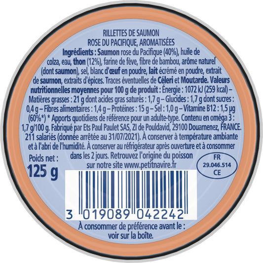 SMALL SHIP Salmon Rillettes