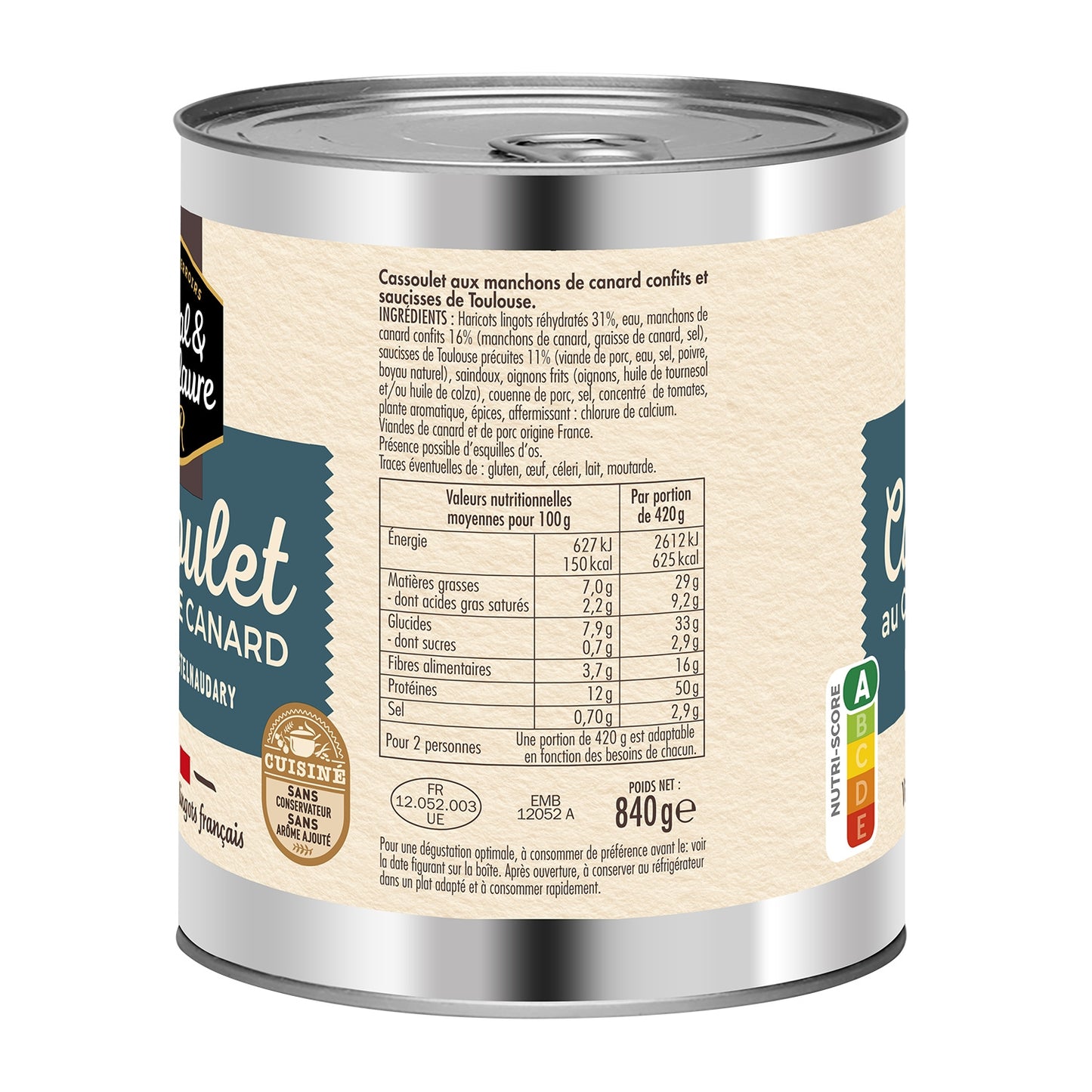 Familiengericht Cassoulet aus Castelnaudary RAYNAL UND ROQUELAURE