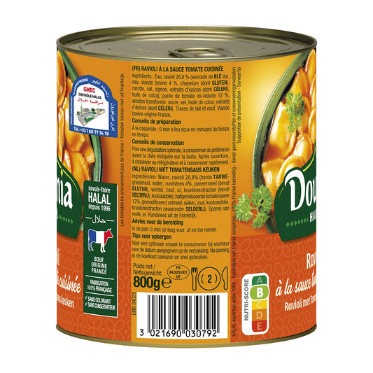 Ready Meal Ravioli with Tomato Sauce HALAL DOUNIA