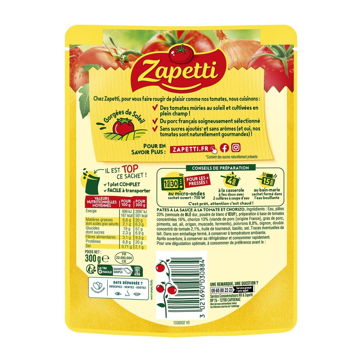 Mini Pene Chorizo ZAPETTI Einzelgericht