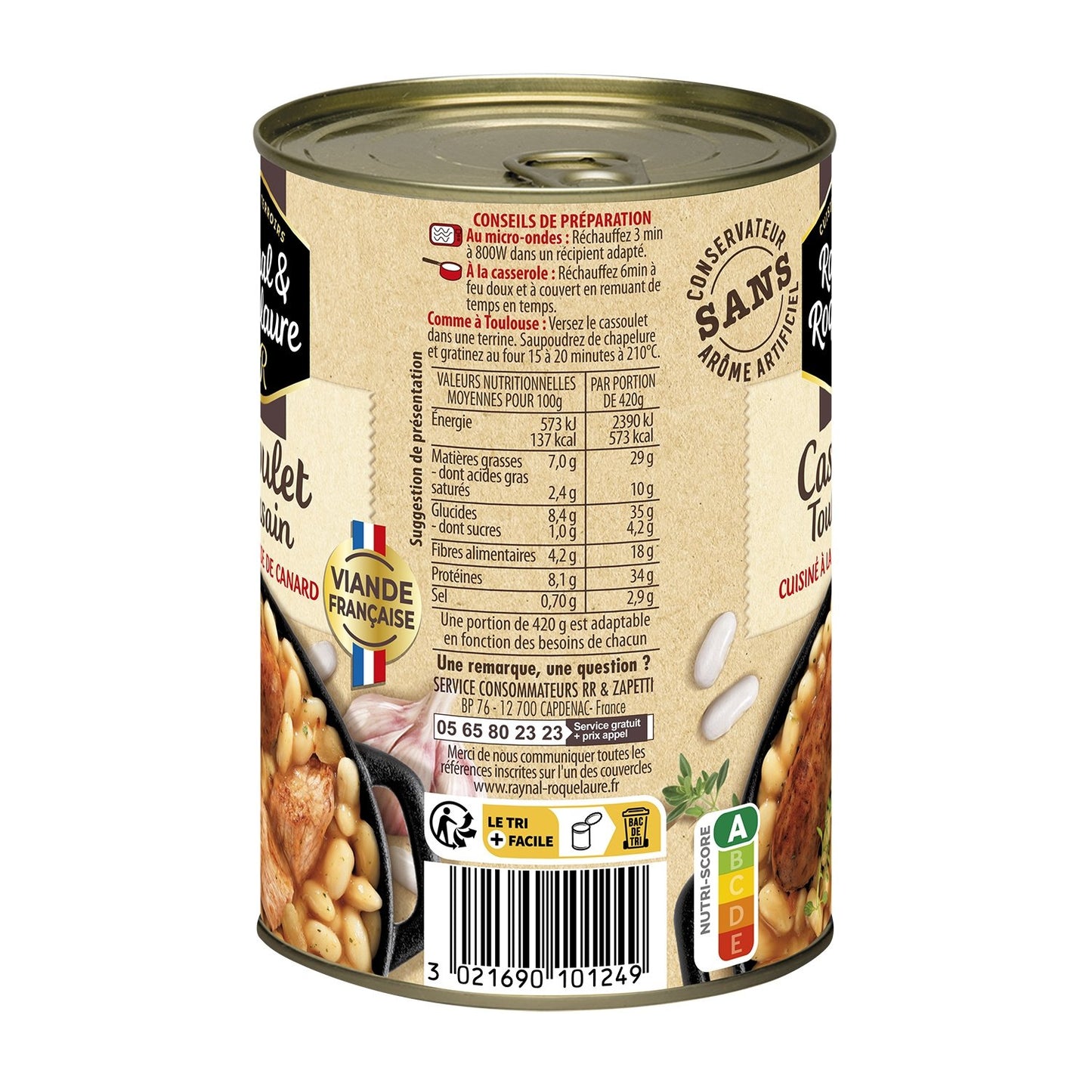Individuelles Gericht Cassoulet Toulousain RAYNAL UND ROQUELAURE