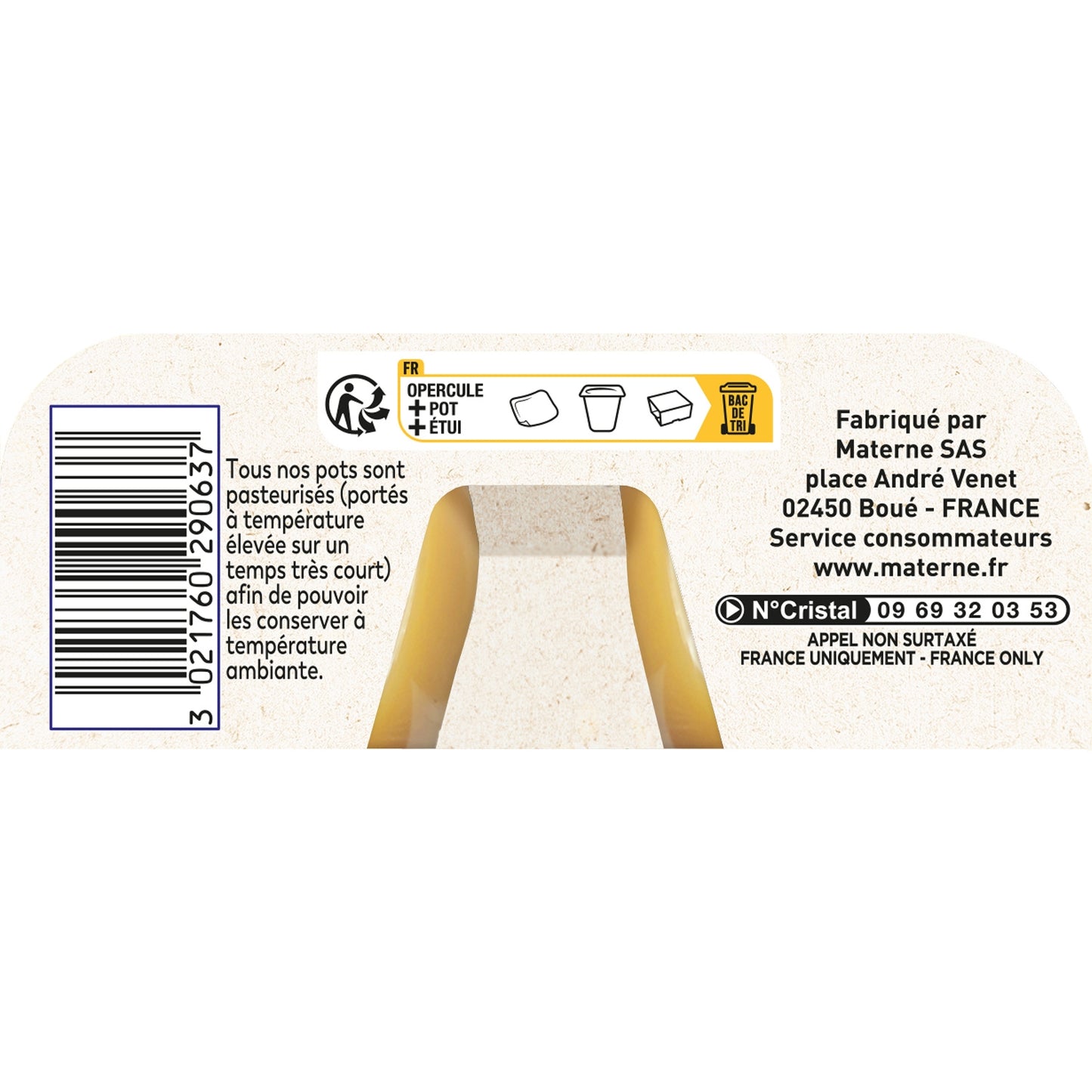 MATERNE Apfel-Banane, Apfel-Vanille Duo-Kompott ohne Zuckerzusatz