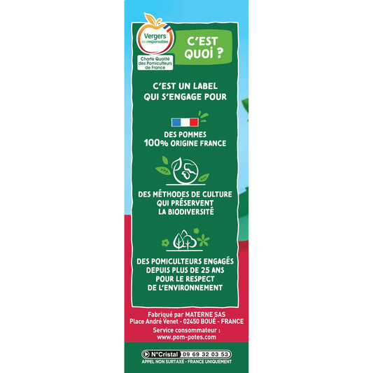 Compotes 5 Fruits Pomme Fraise Framboise Myrtille Cerise Sans Sucres Ajoutés POM'POTES