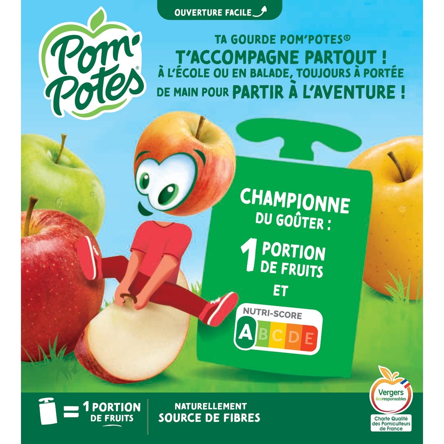 POM'POTES Natur Apfelkompott