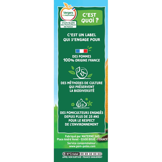 Compotes Pomme Poire Vanille POM'POTES