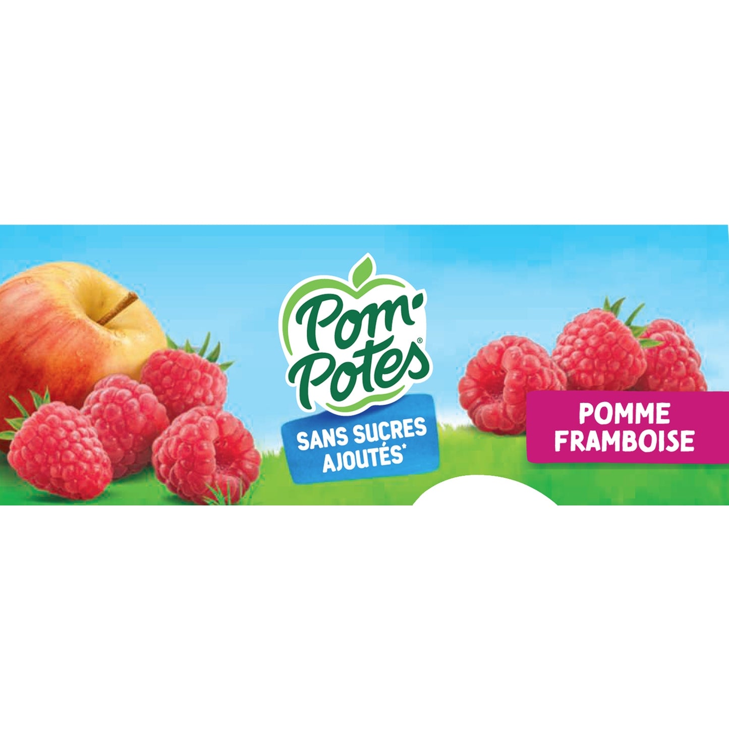 Apple Raspberry Compotes No Added Sugar POM'POTES