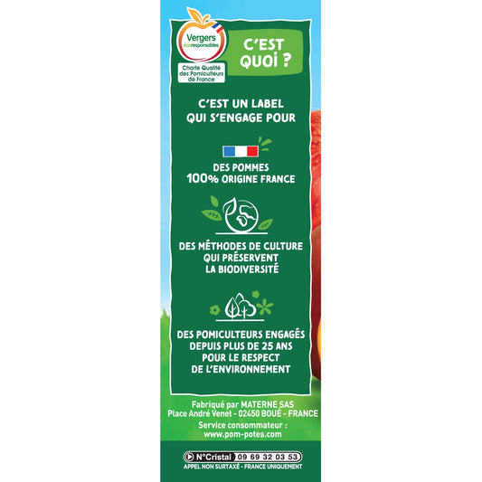 Compotes Pomme Brugnon Sans Sucres Ajoutés POM'POTES