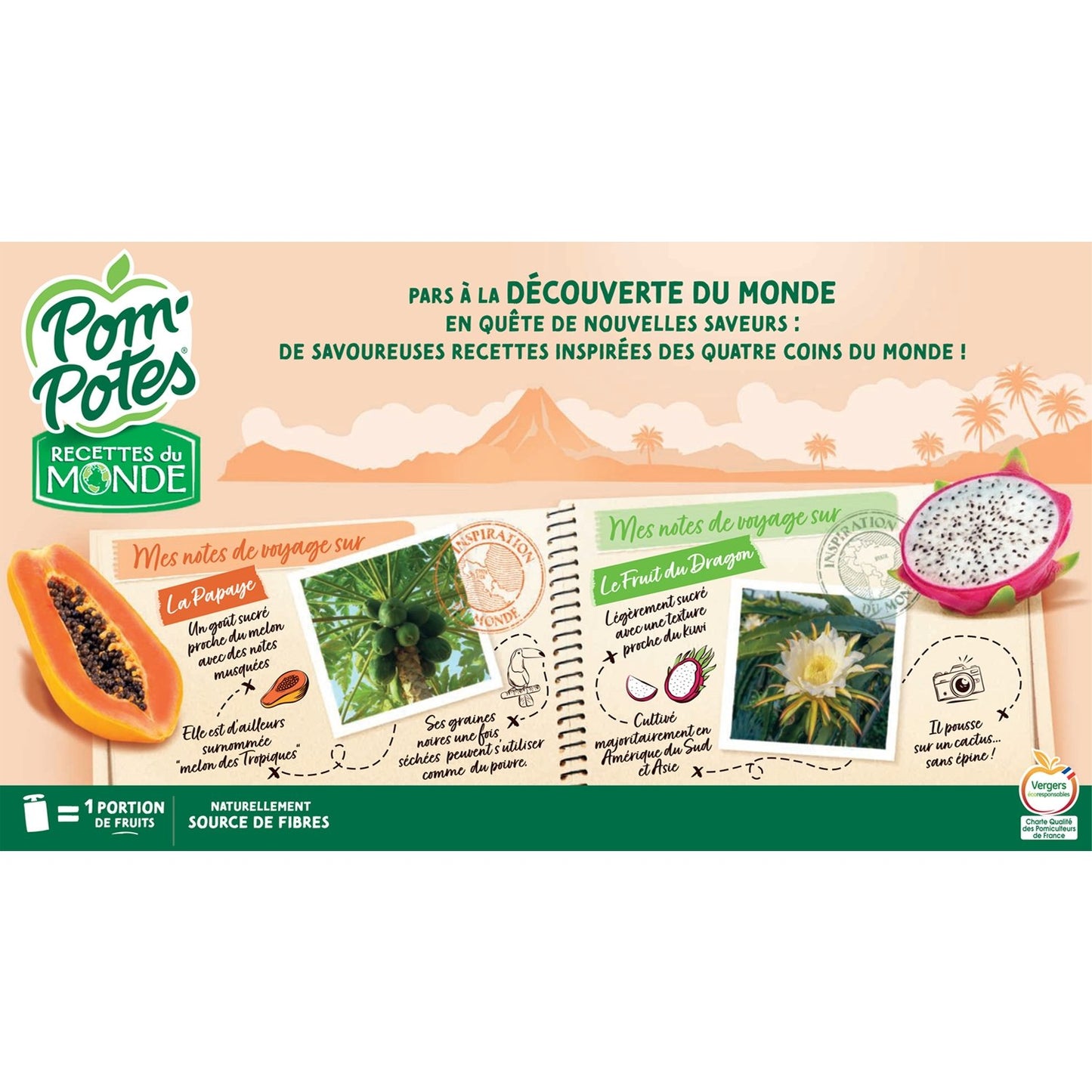 Tropical Recipes Compote No Added Sugar POM'POTES