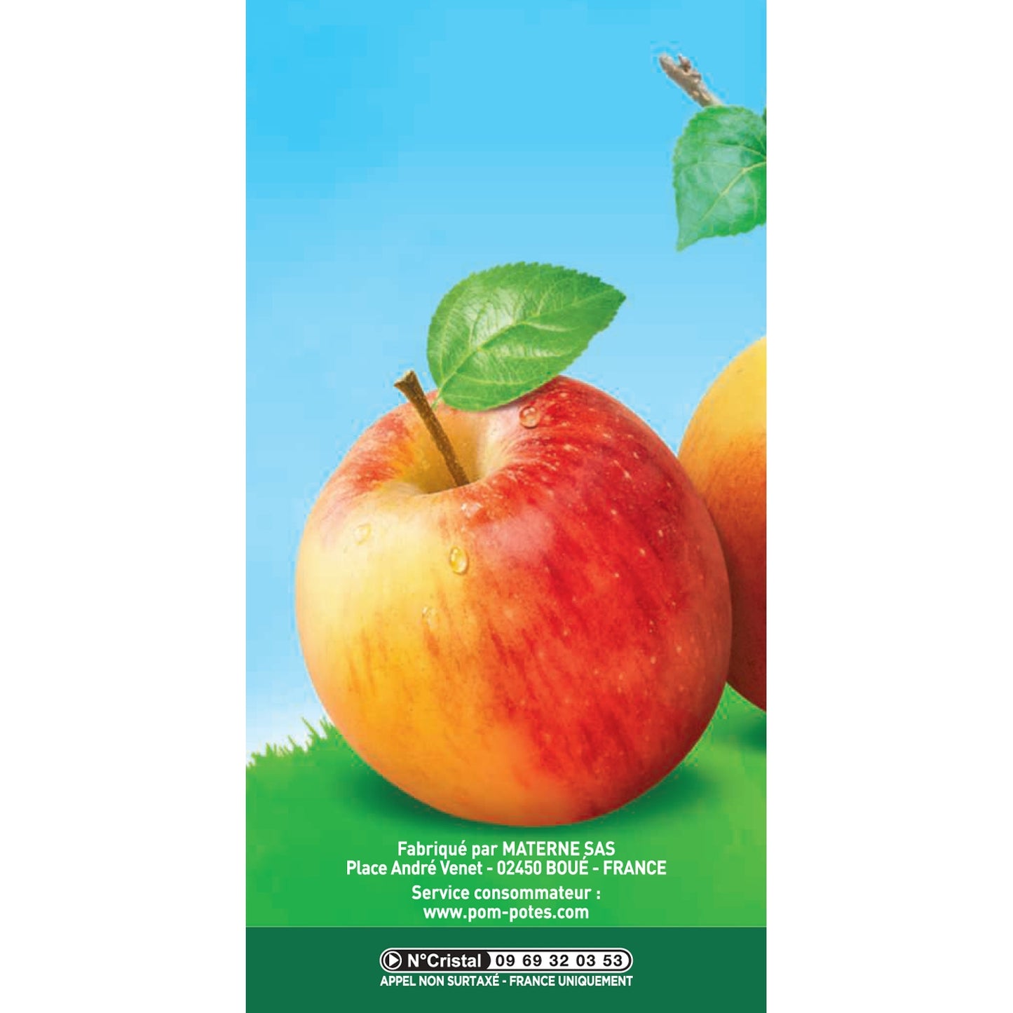 POM'POTES Organic Plain Apple Compote