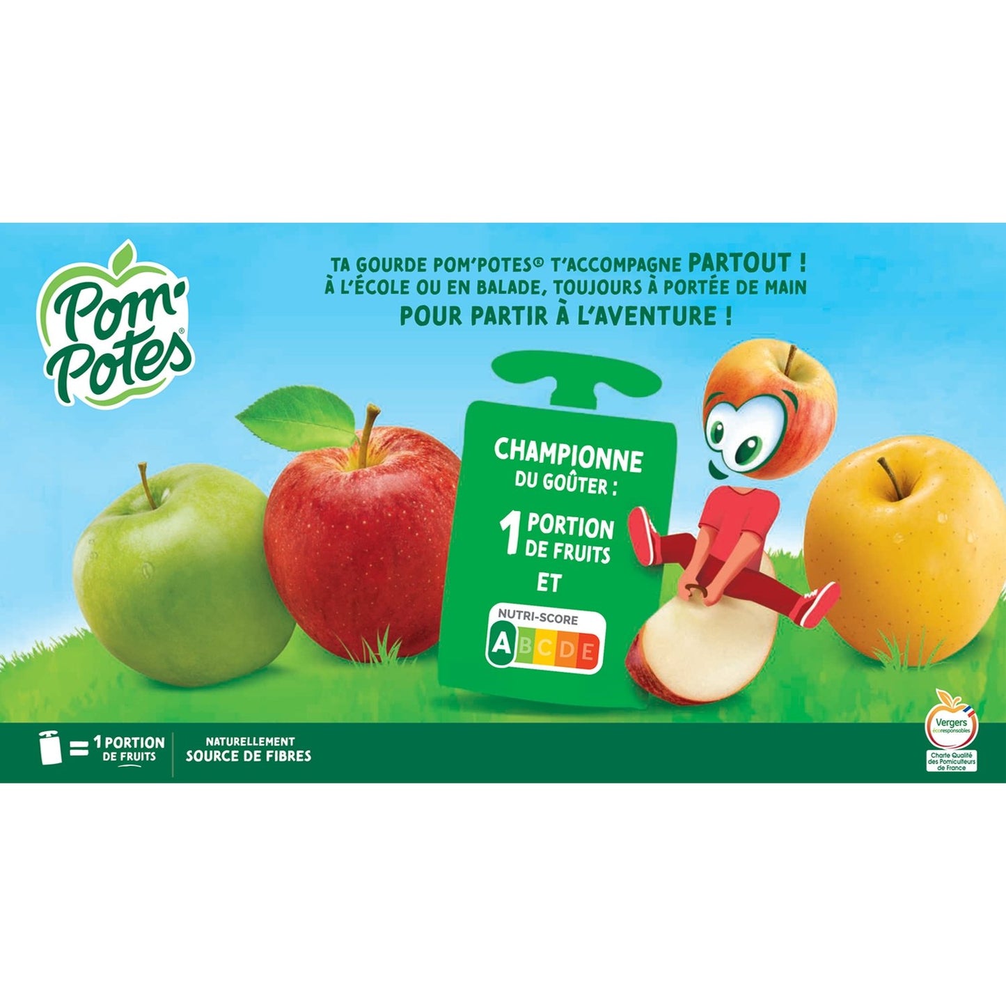 POM'POTES Plain Apple Compote