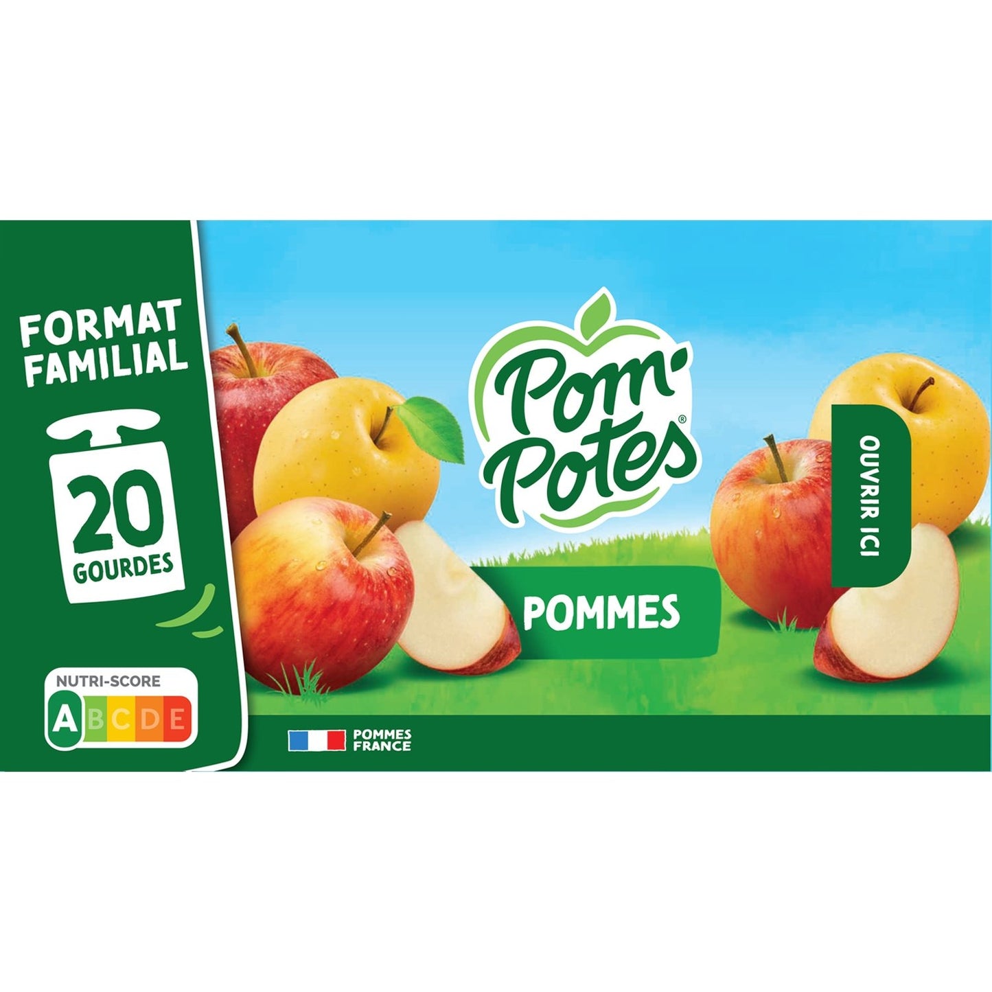 Compote Pomme Nature POM'POTES
