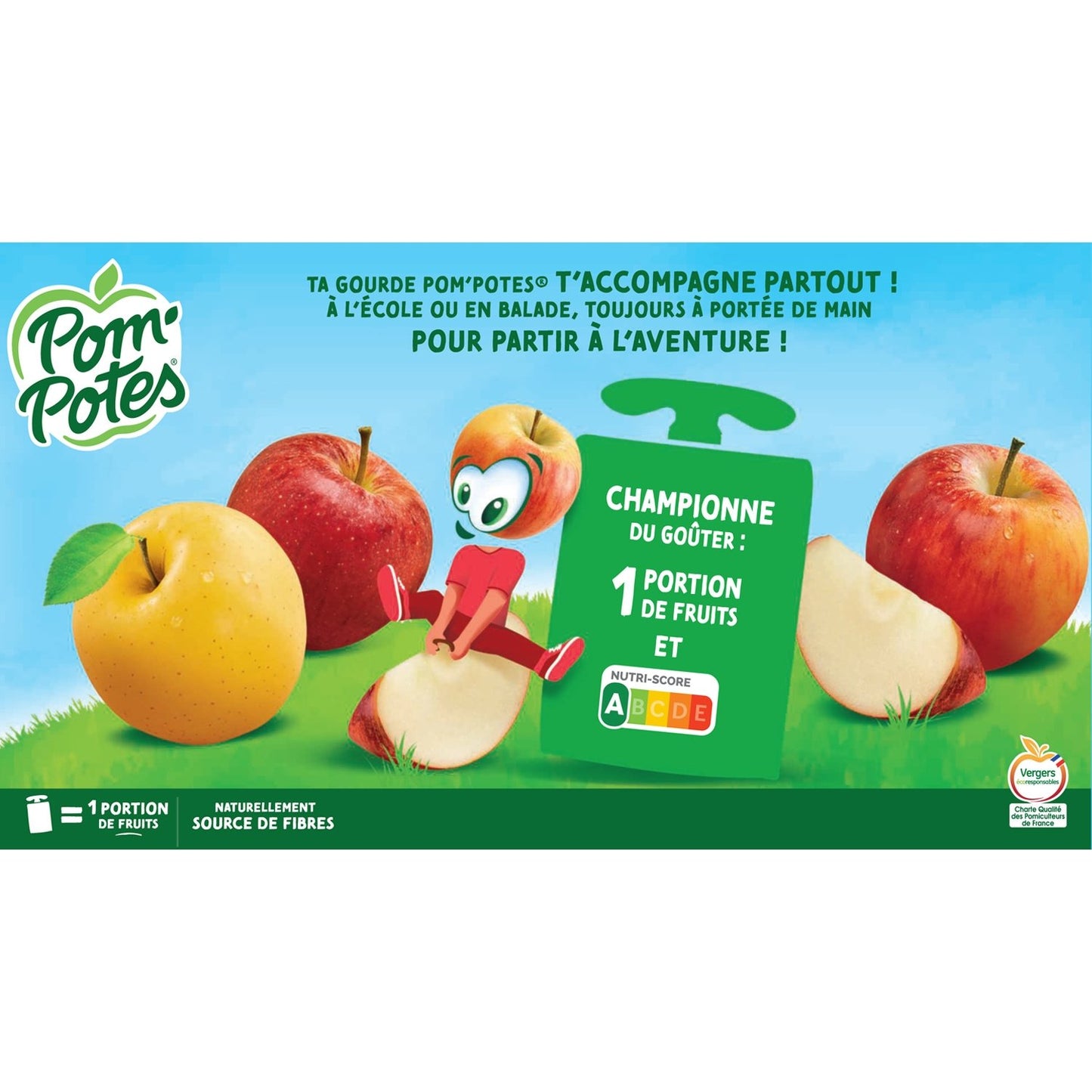 Compote Pomme Nature POM'POTES