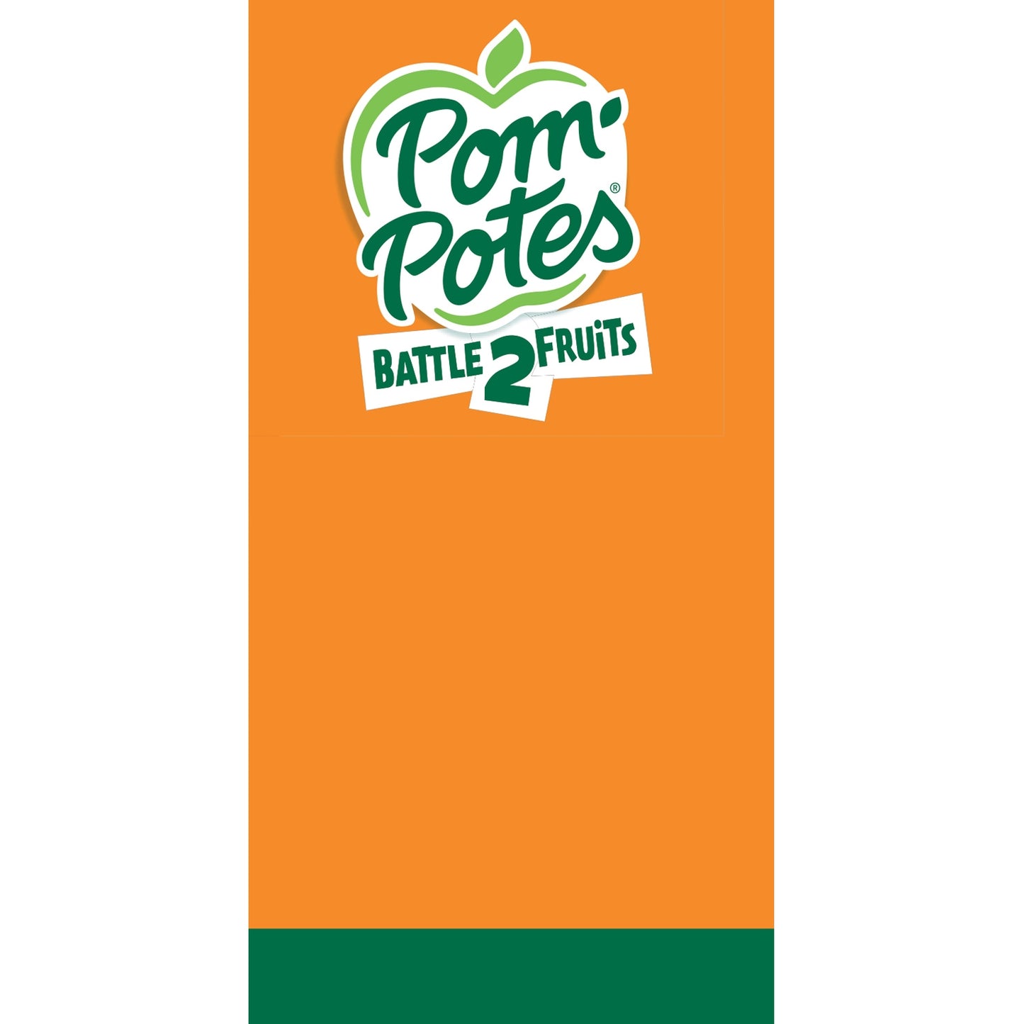Battle2fruits Apfel-Erdbeere-Schwarze Johannisbeere, Aprikose-Pfirsich-Kompott ohne Zuckerzusatz POM'POTES