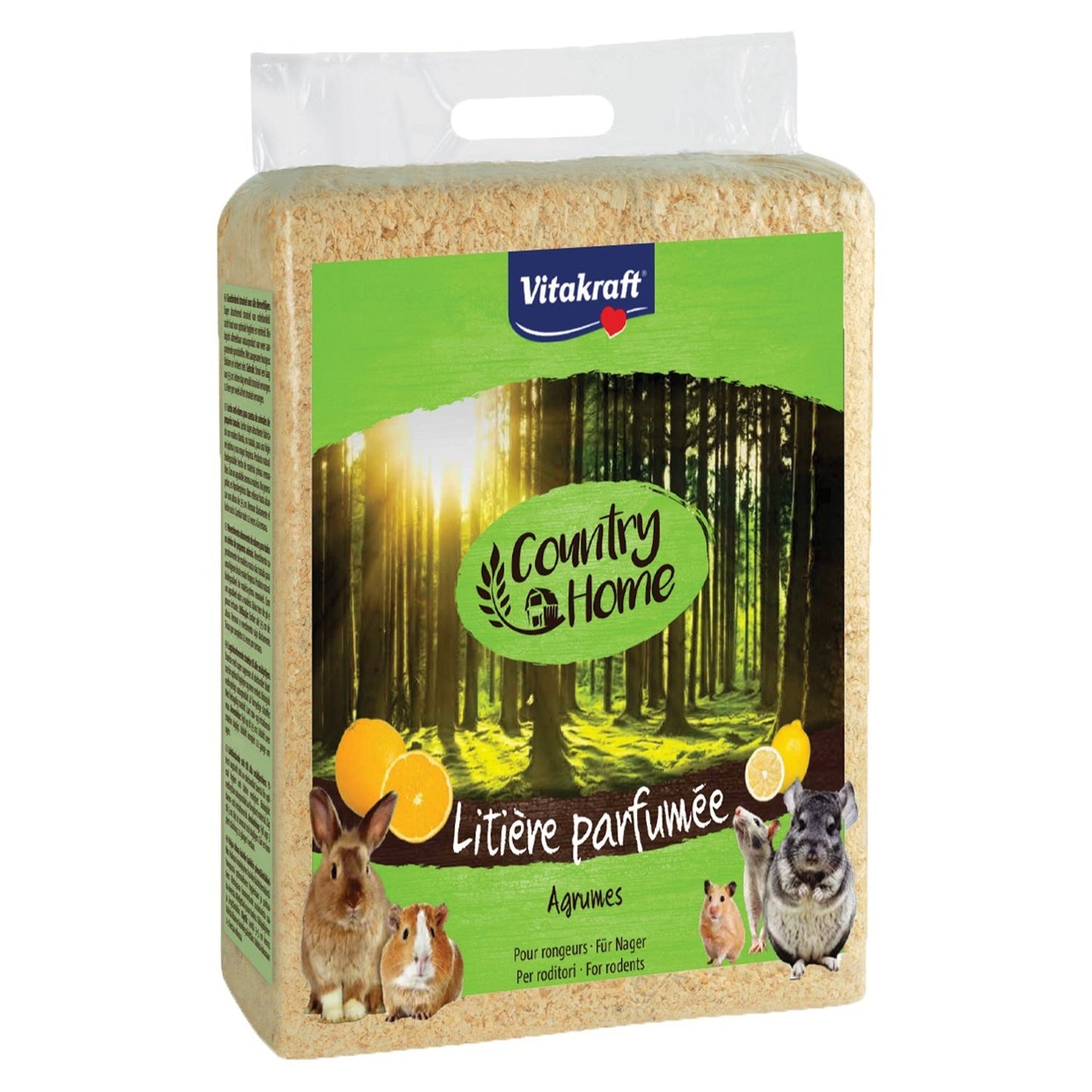 Litière Copeaux de Bois pour Rongeurs Parfumée aux Fruits des Bois Super Absorbante VITAKRAFT